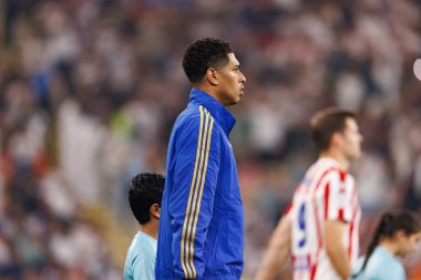 Jude Bellingham, Atletico de Madrid ve Real Madrid (Maciej Rogowski / Ball Raw Images) arasında oynanan İspanya Süper Kupası yarı final maçında görüldü.)