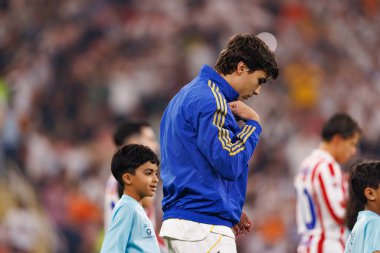Gonzalo Garcia Atletico de Madrid ve Real Madrid (Maciej Rogowski / Ball Raw Images) arasında oynanan yarı final maçında görüldü.)