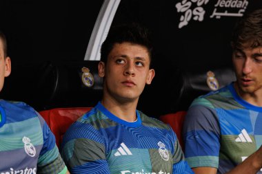 Atletico de Madrid ve Real Madrid (Maciej Rogowski / Ball Raw Images) arasında oynanan İspanya Süper Kupası yarı final maçında Arda Güler görüldü.)