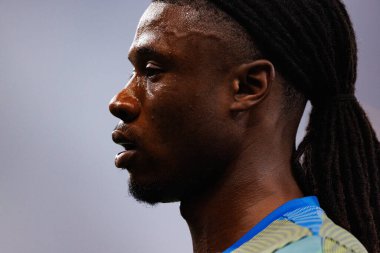 Eduardo Camavinga, Atletico de Madrid ve Real Madrid (Maciej Rogowski / Ball Raw Images) arasında oynanan yarı final maçında görüldü.)