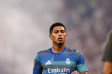 Jude Bellingham, Atletico de Madrid ve Real Madrid (Maciej Rogowski / Ball Raw Images) arasında oynanan İspanya Süper Kupası yarı final maçında görüldü.)