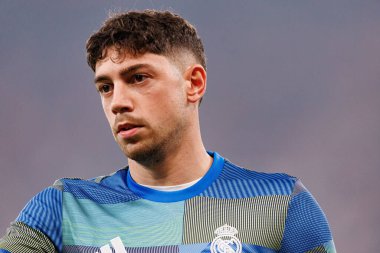 Federico Valverde, Atletico de Madrid ve Real Madrid (Maciej Rogowski / Ball Raw Images) arasında oynanan İspanya Süper Kupası yarı final maçında görüldü.)