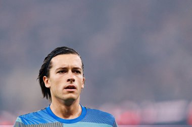 Alvaro Carreras, Atletico de Madrid ile Real Madrid (Maciej Rogowski / Ball Raw Images) arasında oynanan yarı final maçında görüldü.)