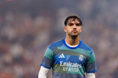 Raul Asencio, Atletico de Madrid ve Real Madrid (Maciej Rogowski / Ball Raw Images) arasında oynanan İspanya Süper Kupası yarı final maçında görüldü.)