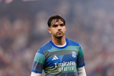 Raul Asencio, Atletico de Madrid ve Real Madrid (Maciej Rogowski / Ball Raw Images) arasında oynanan İspanya Süper Kupası yarı final maçında görüldü.)