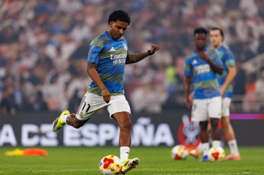 Atletico de Madrid ve Real Madrid (Maciej Rogowski / Ball Raw Images) arasında oynanan İspanya Süper Kupası yarı final maçında Rodrygo görüldü.)