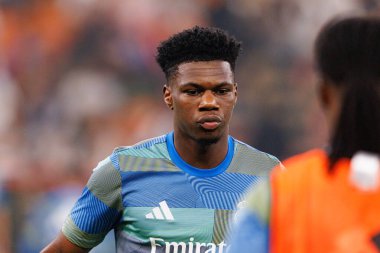 Aurelien Tchouameni, Atletico de Madrid ve Real Madrid (Maciej Rogowski / Ball Raw Images) arasında oynanan yarı final maçında görüldü.)