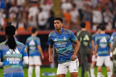 Jude Bellingham, Atletico de Madrid ve Real Madrid (Maciej Rogowski / Ball Raw Images) arasında oynanan İspanya Süper Kupası yarı final maçında görüldü.)