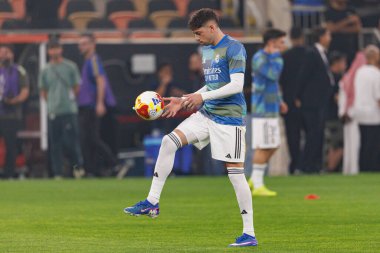 Federico Valverde, Atletico de Madrid ve Real Madrid (Maciej Rogowski / Ball Raw Images) arasında oynanan İspanya Süper Kupası yarı final maçında görüldü.)