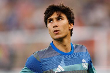 Gonzalo Garcia Atletico de Madrid ve Real Madrid (Maciej Rogowski / Ball Raw Images) arasında oynanan yarı final maçında görüldü.)