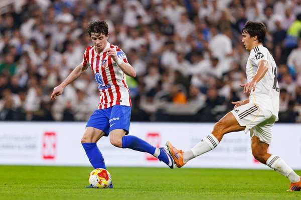Conor Gallagher ve Gonzalo Garcia, Atletico de Madrid ve Real Madrid (Maciej Rogowski / Ball Raw Images) arasında oynanan İspanya Süper Kupası yarı final maçında görüldü.)