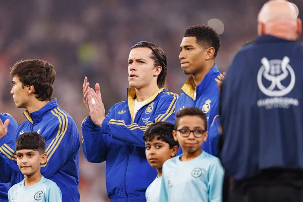 Alvaro Carreras, Atletico de Madrid ile Real Madrid (Maciej Rogowski / Ball Raw Images) arasında oynanan yarı final maçında görüldü.)