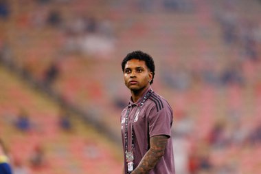 Atletico de Madrid ve Real Madrid (Maciej Rogowski / Ball Raw Images) arasında oynanan İspanya Süper Kupası yarı final maçında Rodrygo görüldü.)