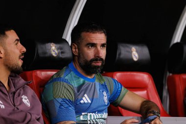 Dani Carvajal, Club Atletico de Madrid ile Real Madrid (Maciej Rogowski / Ball Raw Images) arasında oynanan yarı final maçında görüldü.)