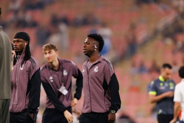 Vinicius Vini Junior Atletico de Madrid ile Real Madrid (Maciej Rogowski / Ball Raw Images) arasında oynanan yarı final maçında görüldü.)