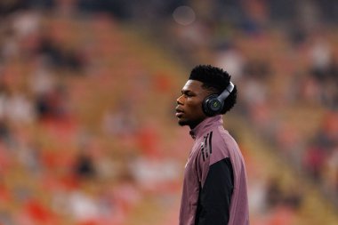 Aurelien Tchouameni, Atletico de Madrid ve Real Madrid (Maciej Rogowski / Ball Raw Images) arasında oynanan yarı final maçında görüldü.)