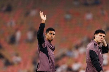 Jude Bellingham, Atletico de Madrid ve Real Madrid (Maciej Rogowski / Ball Raw Images) arasında oynanan İspanya Süper Kupası yarı final maçında görüldü.)