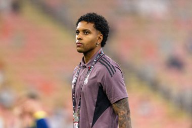 Atletico de Madrid ve Real Madrid (Maciej Rogowski / Ball Raw Images) arasında oynanan yarı final maçında Rodrygo görüldü.)