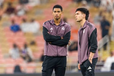 Jude Belingham Atletico de Madrid ve Real Madrid (Maciej Rogowski / Ball Raw Images) arasında oynanan İspanya Süper Kupası yarı final maçında görüldü.)