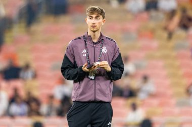 Dean Huijsen, Atletico de Madrid ve Real Madrid (Maciej Rogowski / Ball Raw Images) arasında oynanan İspanya Süper Kupası yarı final maçında görüldü.)