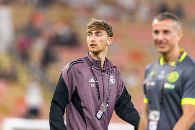 Dean Huijsen, Atletico de Madrid ve Real Madrid (Maciej Rogowski / Ball Raw Images) arasında oynanan İspanya Süper Kupası yarı final maçında görüldü.)