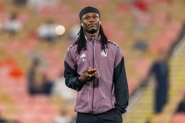 Eduardo Camavinga, Atletico de Madrid ve Real Madrid (Maciej Rogowski / Ball Raw Images) arasında oynanan yarı final maçında görüldü.)