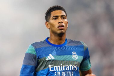 Jude Belingham Atletico de Madrid ve Real Madrid (Maciej Rogowski / Ball Raw Images) arasında oynanan İspanya Süper Kupası yarı final maçında görüldü.)