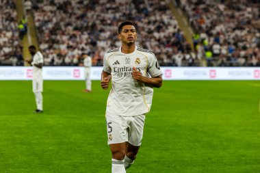 Jude Belingham Atletico de Madrid ve Real Madrid (Maciej Rogowski / Ball Raw Images) arasında oynanan İspanya Süper Kupası yarı final maçında görüldü.)