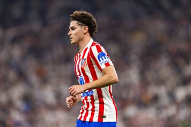 Julian Alvarez Atletico de Madrid ve Real Madrid (Maciej Rogowski / Ball Raw Images) arasında oynanan İspanya Süper Kupası yarı final maçında görüldü.)