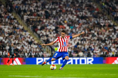 Atletico de Madrid ve Real Madrid (Maciej Rogowski / Ball Raw Images) arasında oynanan İspanya Süper Kupası yarı final maçında görülen Koke)