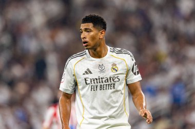 Jude Belingham Atletico de Madrid ve Real Madrid (Maciej Rogowski / Ball Raw Images) arasında oynanan İspanya Süper Kupası yarı final maçında görüldü.)