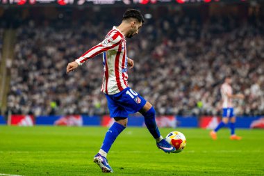Alejandro Baena, Atletico de Madrid ile Real Madrid (Maciej Rogowski / Ball Raw Images) arasında oynanan yarı final maçında görüldü.)
