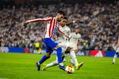 Alejandro Baena, Atletico de Madrid ile Real Madrid (Maciej Rogowski / Ball Raw Images) arasında oynanan yarı final maçında görüldü.)