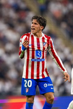 Guliano Sieone Atletico de Madrid ve Real Madrid (Maciej Rogowski / Ball Raw Images) arasında oynanan İspanya Süper Kupası yarı final maçında görüldü.)