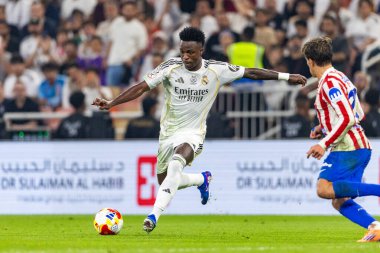 Vinicius Vini Jr, Atletico de Madrid ile Real Madrid (Maciej Rogowski / Ball Raw Images) arasında oynanan yarı final maçında görüldü.)