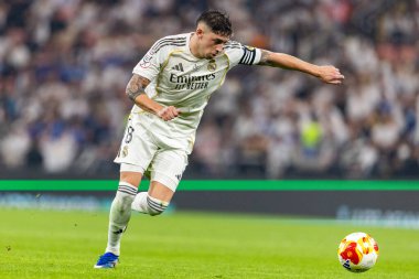 Federico Valverde, Atletico de Madrid ve Real Madrid (Maciej Rogowski / Ball Raw Images) arasında oynanan İspanya Süper Kupası yarı final maçında görüldü.)