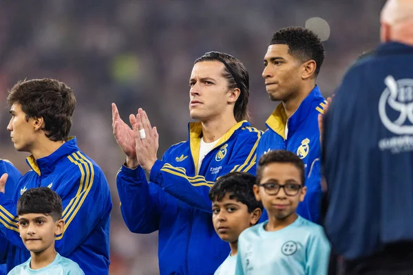 Alvaro Carreras, Atletico de Madrid ile Real Madrid (Maciej Rogowski / Ball Raw Images) arasında oynanan yarı final maçında görüldü.)