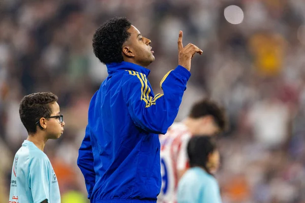 Atletico de Madrid ve Real Madrid (Maciej Rogowski / Ball Raw Images) arasında oynanan yarı final maçında Rodrygo görüldü.)