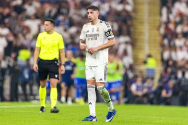 Federico Valverde, Atletico de Madrid ve Real Madrid (Maciej Rogowski / Ball Raw Images) arasında oynanan İspanya Süper Kupası yarı final maçında görüldü.)