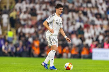 Atletico de Madrid ve Real Madrid (Maciej Rogowski / Ball Raw Images) arasında oynanan İspanya Süper Kupası yarı final maçında Arda Güler görüldü.)