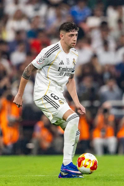 Federico Falverde, Atletico de Madrid ve Real Madrid (Maciej Rogowski / Ball Raw Images) arasında oynanan İspanya Süper Kupası yarı final maçında görüldü.)