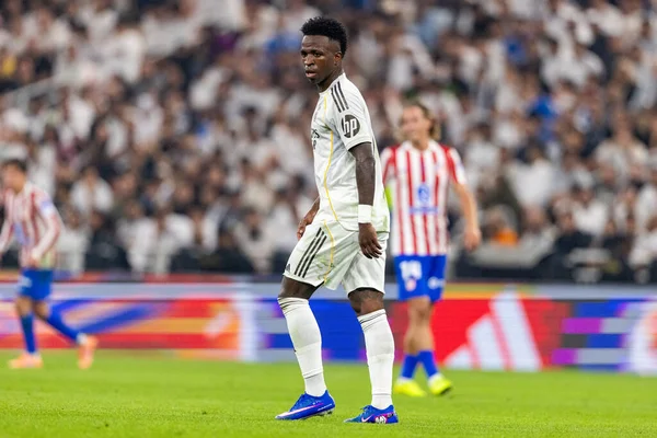 Atletico de Madrid ve Real Madrid (Maciej Rogowski / Ball Raw Images) arasında oynanan İspanyol Supercup yarı final maçında Vinicius görüldü.)