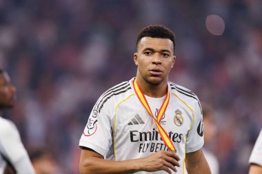 FC Barcelona ve Real Madrid (Maciej Rogowski / Ball Raw Images) takımları arasında oynanan İspanya Süper Kupa Finali sırasında Kylian Mbappe görüldü)