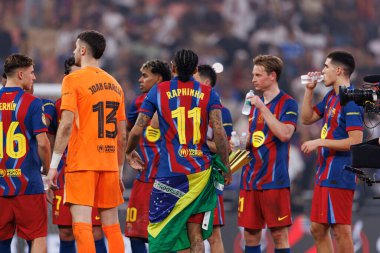 FC Barcelona ve Real Madrid (Maciej Rogowski / Ball Raw Images) takımları arasında oynanan İspanya Süper Kupa Finali sırasında Raphinha görüldü.)