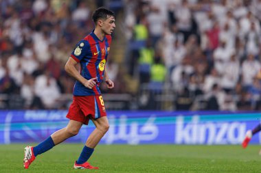 İspanya Süper Kupası Finali sırasında FC Barcelona ve Real Madrid takımları arasında görülen Pedri (Maciej Rogowski / Ball Raw Images)