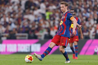 FC Barcelona ve Real Madrid (Maciej Rogowski / Ball Raw Images) takımları arasında oynanan İspanya Süper Kupa Finali sırasında Frenkie De Jong görüldü.)