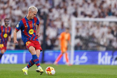Dani Olmo, FC Barcelona ve Real Madrid takımları arasında oynanan İspanya Süper Kupası Finali sırasında görüldü (Maciej Rogowski / Ball Raw Images)