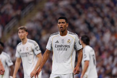 Jude Bellingham İspanya Süper Kupası Finali sırasında FC Barcelona ve Real Madrid takımları arasında görüldü (Maciej Rogowski / Ball Raw Images)