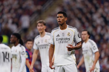 Jude Bellingham İspanya Süper Kupası Finali sırasında FC Barcelona ve Real Madrid takımları arasında görüldü (Maciej Rogowski / Ball Raw Images)