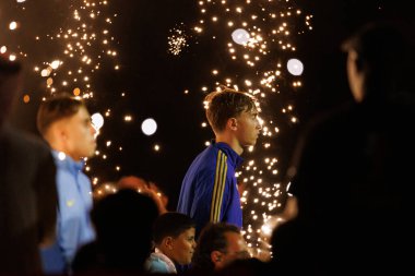 Dean Huijsen, FC Barcelona ve Real Madrid (Maciej Rogowski / Ball Raw Images) takımları arasında oynanan İspanya Süper Kupa Finali sırasında görüldü.)